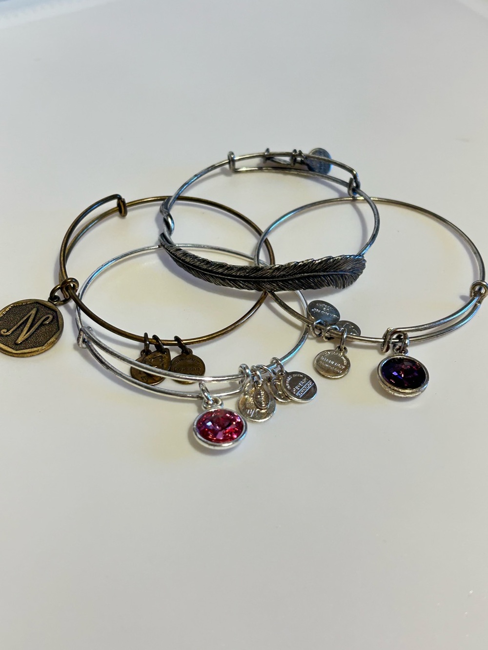 Alex And Ani Bracelet Set Of 4